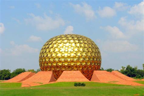 Auroville Ashram Pondicherry | Timings, Accommodation, Photos, address