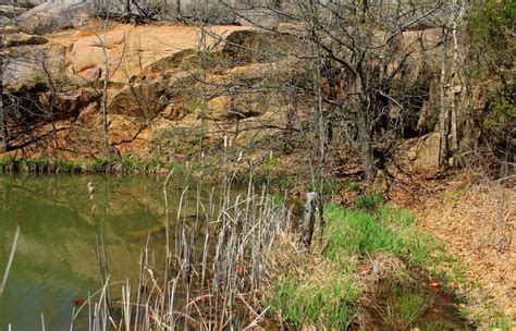 Along the shoreline at Elephant Rocks State Park image - Free stock ...