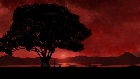 Anime Red Sunset - Other & Anime Background Wallpapers on Desktop Nexus ...