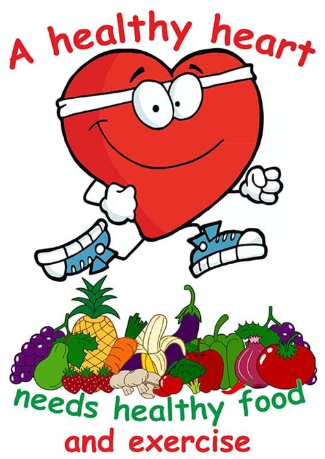 A Healthy Heart Needs Healthy Food Child Friendly Message - Signs2Schools