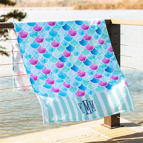 Monogrammed Beach Towels — Personalized Beach Towel