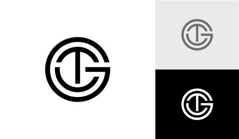 Letter GTC or CTG or GCT circle monogram logo design vector 22415696 ...