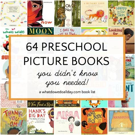 64 Preschool Books You Didn't Know You Needed