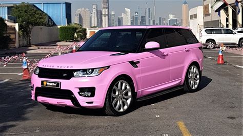 Range Rover Sport - Pink Satin wrap | WrapStyle