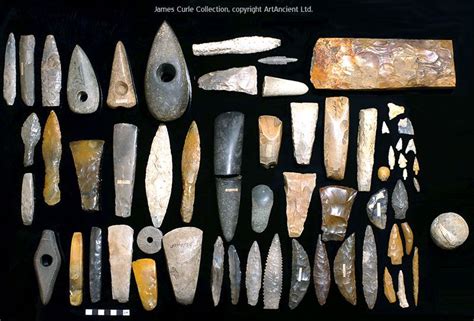 Early Humans Making Tools