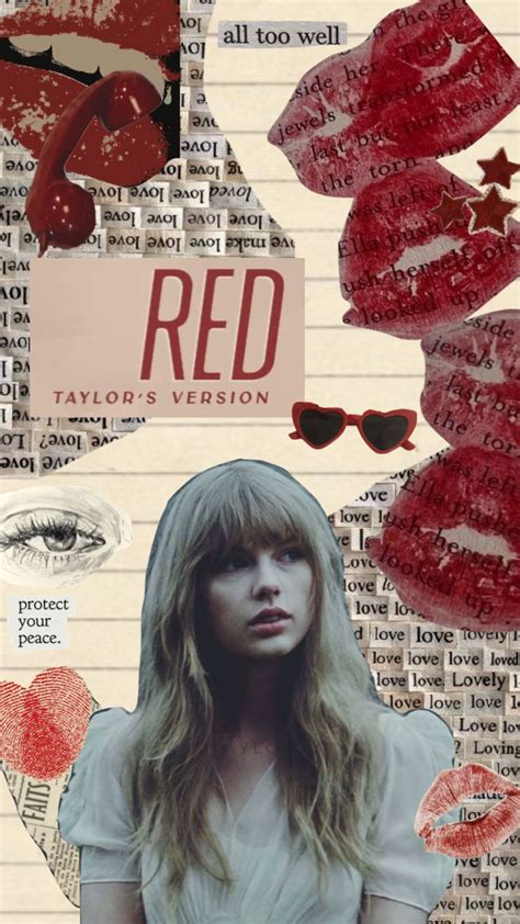 #red #moodboard #aesthetic #love #taylorswiftcollage #taylorwift | Mood ...