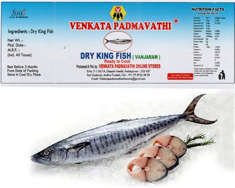 Buy Dry King Fish (Surmai) / Konem / Motha / Kadal Viral / Sakla ...