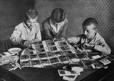 Children playing with stacks of hyperinflated currency during the ...