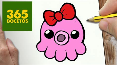 Como Dibujar Un Pulpo Kawaii Paso A Paso Dibujos Kawaii | Images and ...