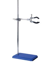 IRON STAND (with Clamp & Boss Head), 7x5” Sheet Metal (RETORT STAND ...