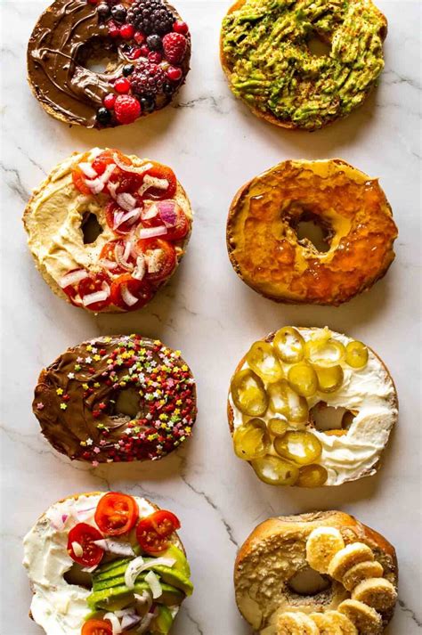 Vegan Bagel Toppings (16 simple combos & LOTS of recipes!) - The Fiery ...