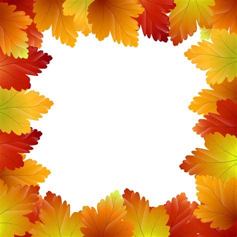 Borders With Leaves Fall Leaves Border Clip Art Page Border And ...