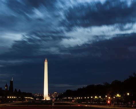 Washington Monument at Night Photograph by Kevin Grant - Fine Art America