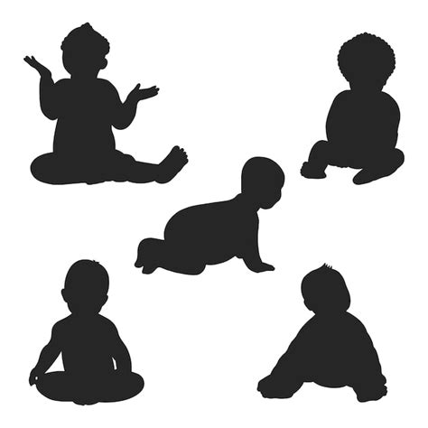 Baby Silhouette Images - Free Download on Freepik