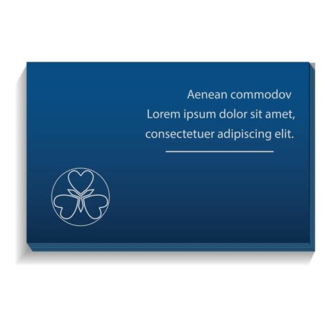 Blue business card icon, realistic style 14182661 Vector Art at Vecteezy