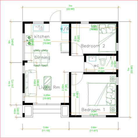 Tips Desain Rumah Sederhana Tampak Mewah Denah Rumah Denah Desain ...