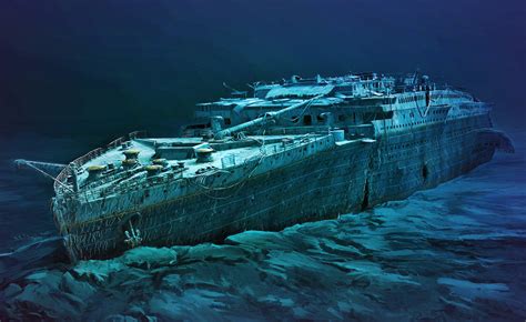 Titanic Underwater ~ Titanic wreckage in 'shocking' decay, 'devoured ...