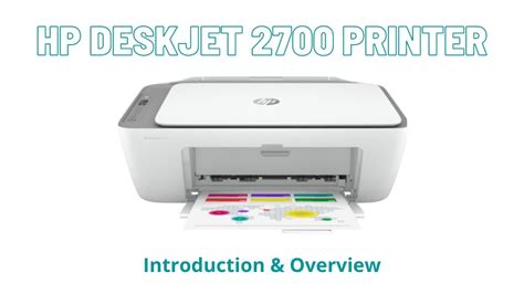 Introduction & Overview of HP Deskjet 2700 All in One Printer - YouTube