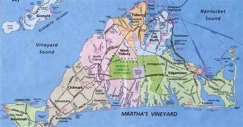 GIS Research and Map Collection: Maps of Martha's Vineyard Available ...