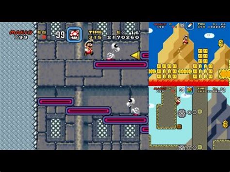 SMW Standard Normal romhack SMW with Levels from NSMB Part 6 - YouTube