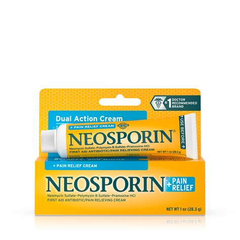 Neosporin + Pain Relief Dual Action Cream, 1 Oz - Walmart.com