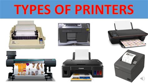 Different Types of Printers – daneelyunus