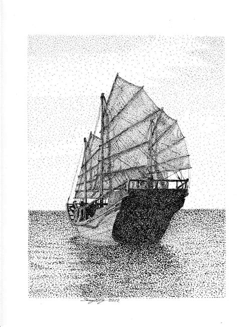 Chinese Junk by SNHogen on deviantART | Chinese boat, Boat painting ...