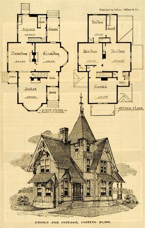 Pin by Dustin Hedrick on Victorian Style Houses | Victorian house plans ...