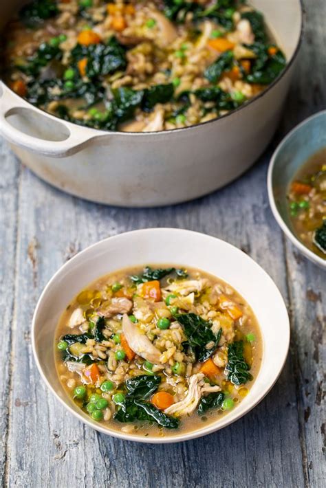 Tom Kerridge's Fresh Start: Chicken & pearl barley soup - Foodies Magazine