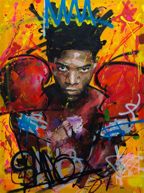 Jean Michel Basquiat Original Painting 40 Worldwide