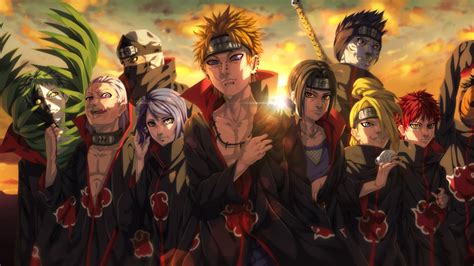 1280x720 Resolution Akatsuki Organization Anime 720P Wallpaper ...