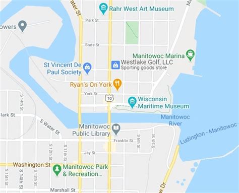 Downtown Manitowoc Map | Downtown Manitowoc