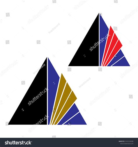 Pyramid Logo Template Vector Illustration Stock Vector (Royalty Free ...