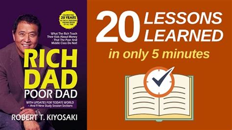 Rich Dad Poor Dad Summary (5 Minutes): 20 Lessons Learned & PDF file