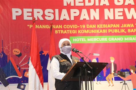 Gubernur Jawa Timur Ajak Media Sosialisasikan Lebih Masif Protokol ...