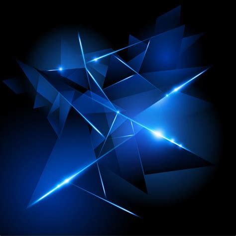 Dark Blue Abstract Tech Background | Abstract, Vector background ...