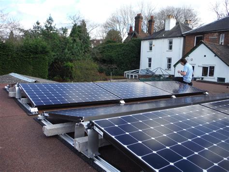 Solar Panels on Small Flat Roofs | Solar Roof Installations