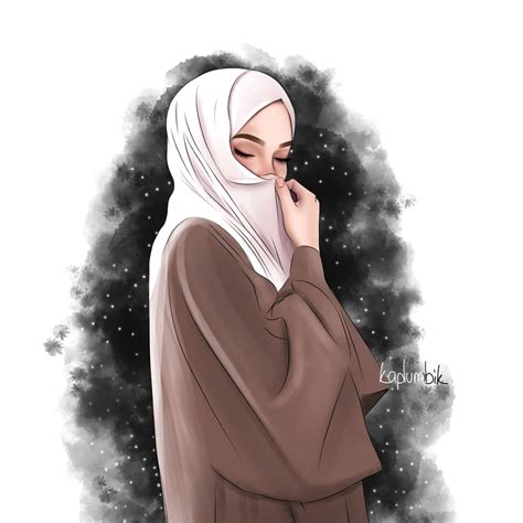 Hijab Cartoon Girl Wallpapers - Wallpaper Cave