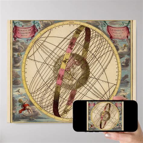 Vintage World Map Poster | Zazzle