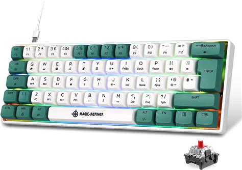 MAGIC-REFINER MK21 AKKO World Tour 60% Wired Mechanical Gaming Keyboard ...