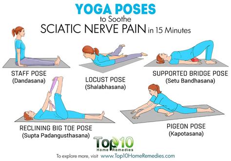 Yoga Poses to Soothe Sciatic Nerve Pain in 15 Minutes | Top 10 Home ...