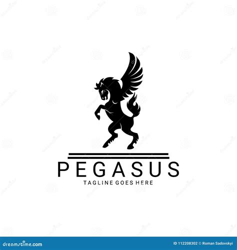 Pegasus Logo Animalm Logo #268619 TemplateMonster | ubicaciondepersonas ...