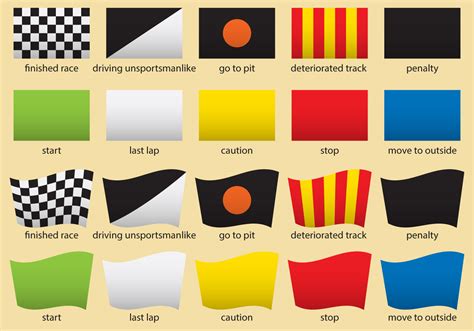 F1 Racing Flags 98726 Vector Art at Vecteezy