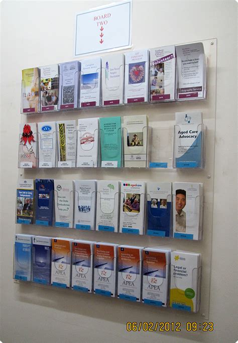 wall mount brochure holder, DL brochure display,DL wall mounted holders ...