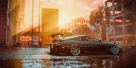 Toyota Supra Need For Speed Game 4k