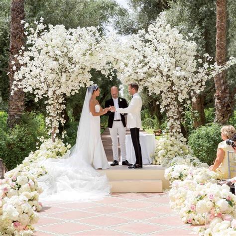 Wedding Aisle Outdoor, Wedding Pergola, White Wedding Ceremony, All ...