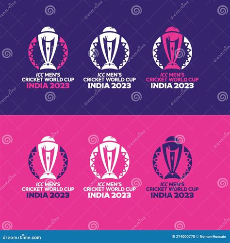 ICC Cricket World Cup Logo Vector Illustration. Editorial Stock Photo ...