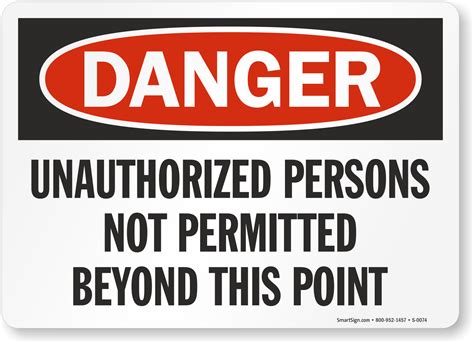 Unauthorized Persons Keep Out Signs - MySafetySign.com