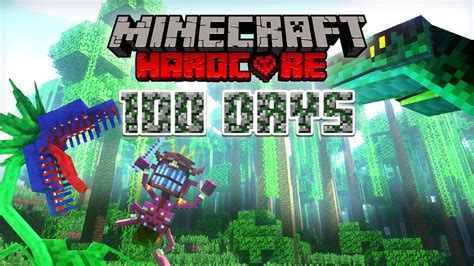 I Survived 100 Days In The Amazon Rainforest On Minecraft... Here's ...