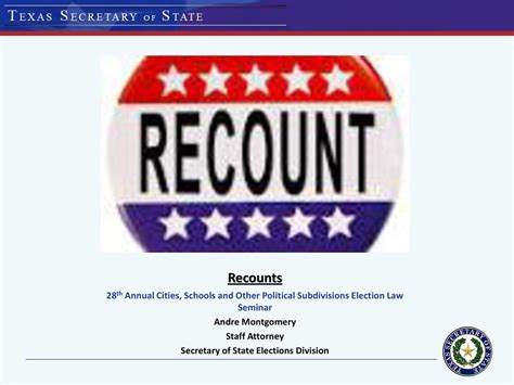 Secretary of State Elections Division - ppt download